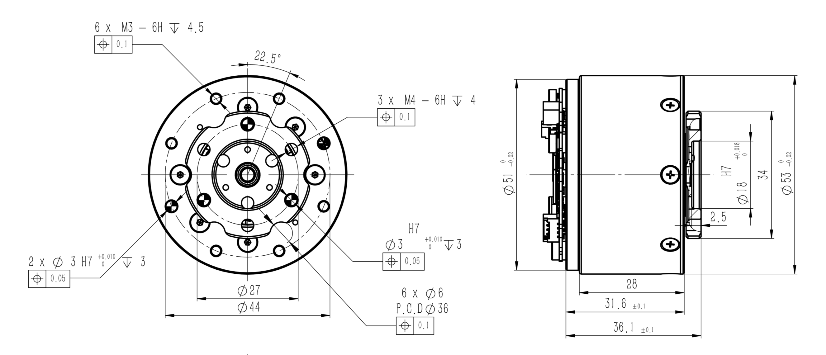 Planetary Integrated Joint PA43-10-25